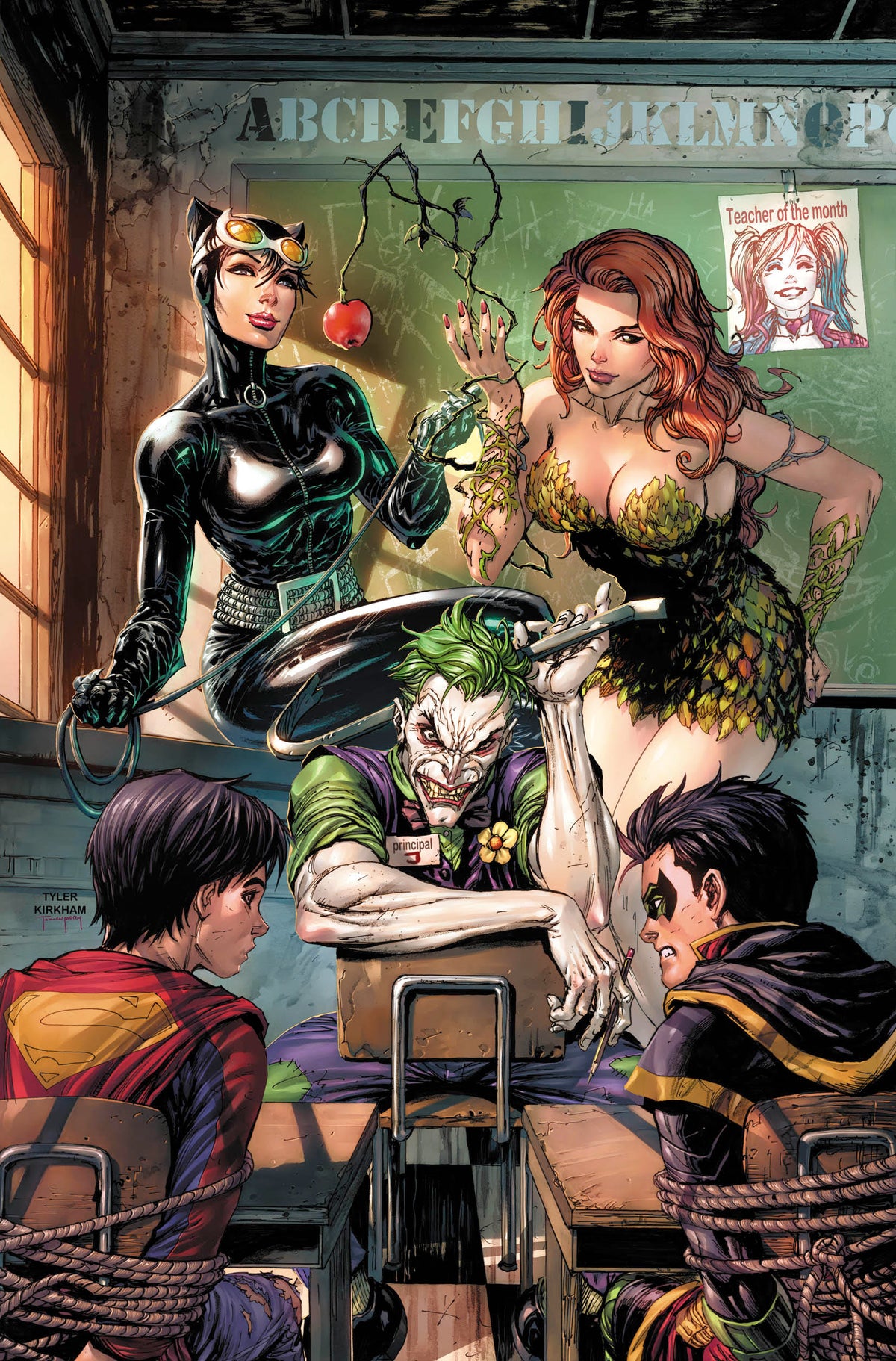 Super Sons #1 Tyler Kirkham virgin variant cover – Unknown Comics exclusive
