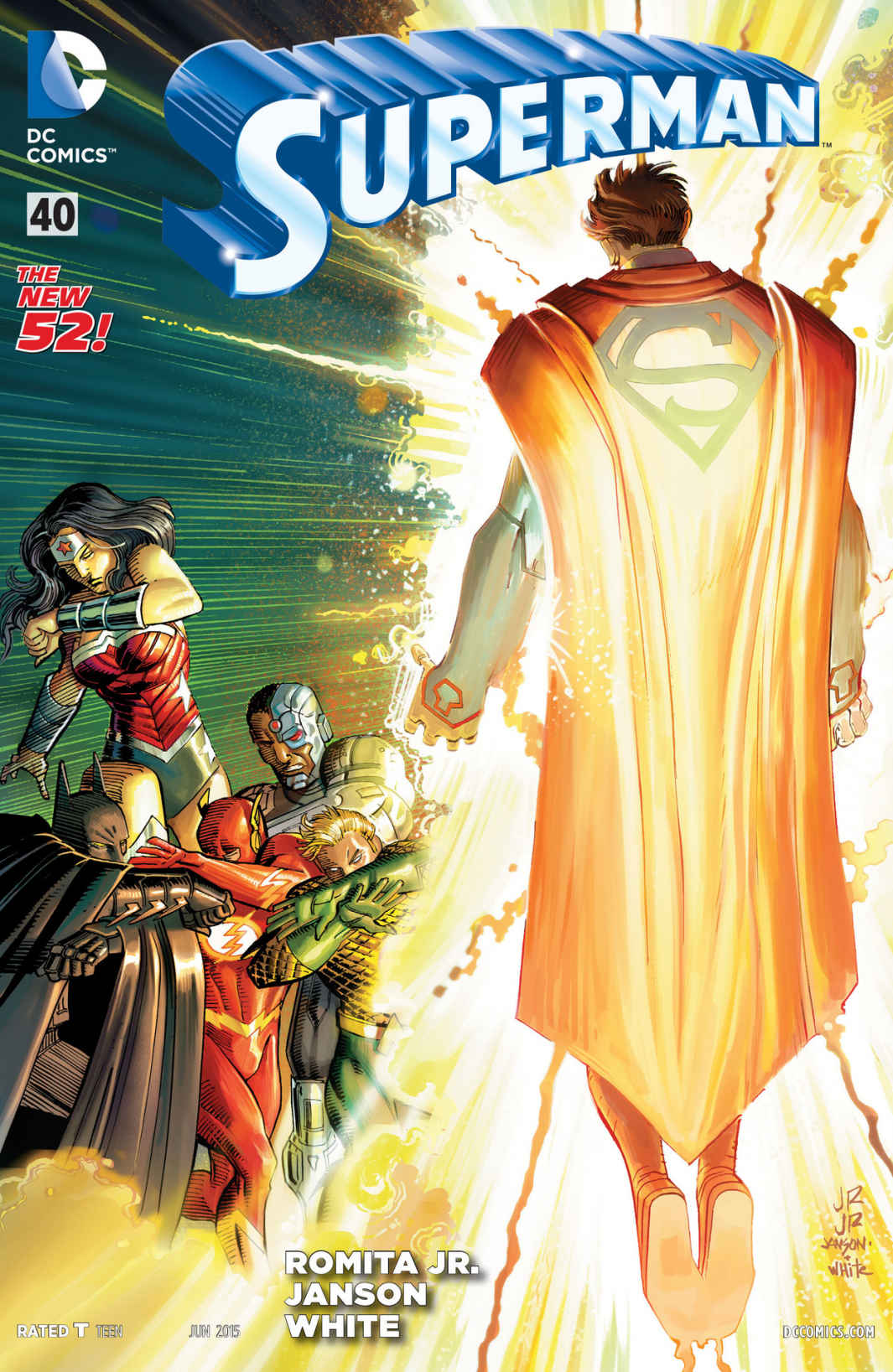 Cover of Superman #40 Cover A by Dan Mora, DC Comics