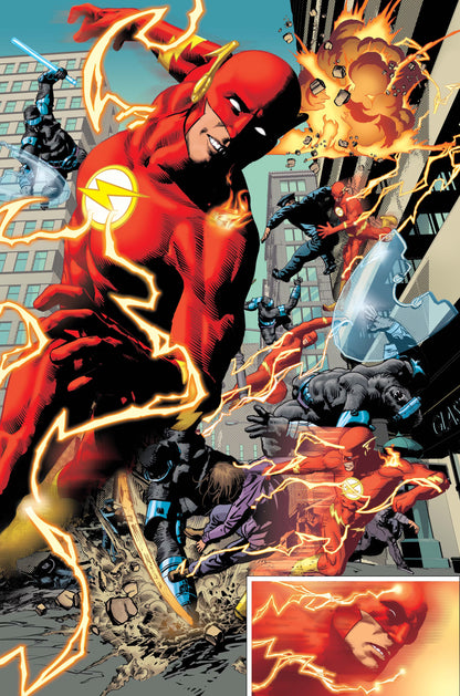 The Flash (2023) Vol. 1: Strange Attractor TP – Direct Market Exclusive Variant Cover by Dan Mora