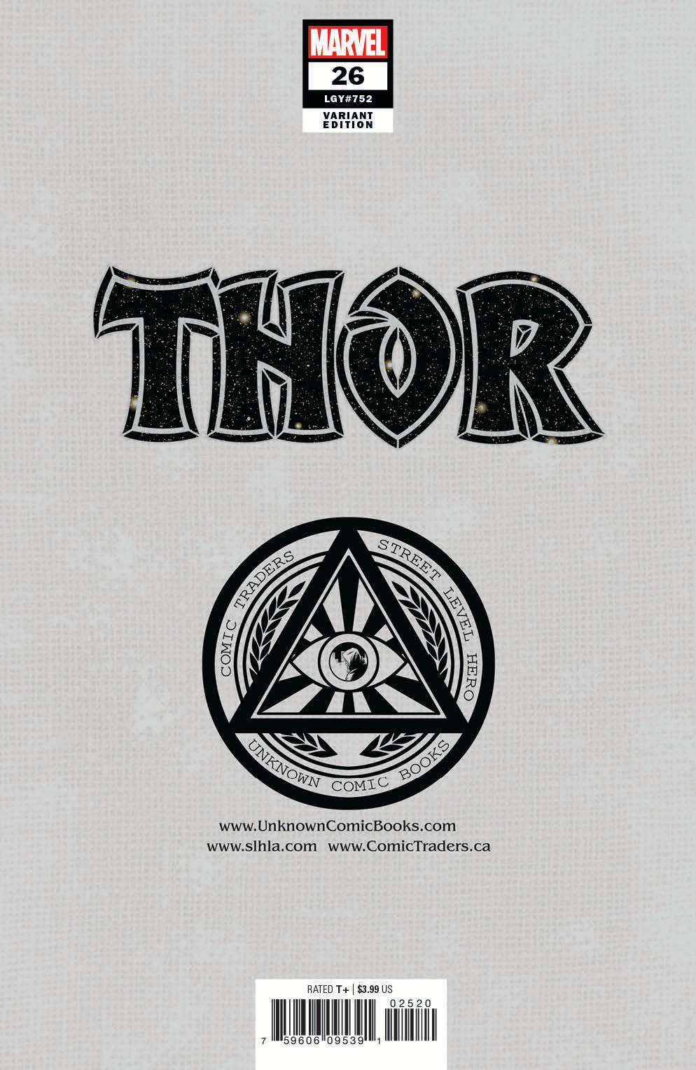 Thor #26 Tyler Kirkham variant, back cover
