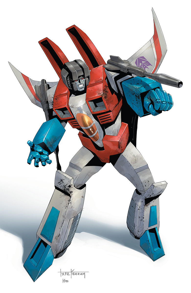 Transformers #18 Tyler Kirkham virgin variant cover – Unknown Comics exclusive