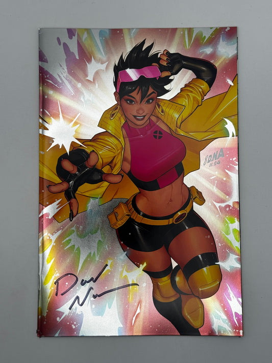Uncanny X-Men #10 David Nakayama foil virgin variant, photo of signed copy