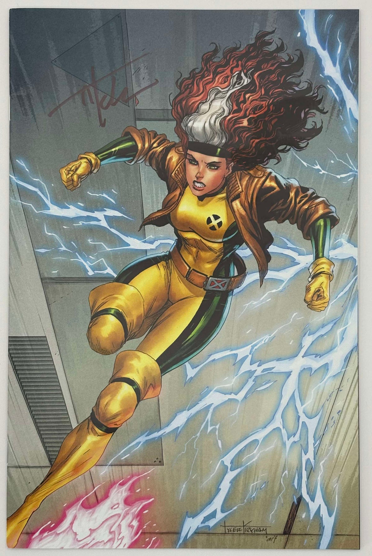 Uncanny X-Men #5 Tyler Kirkham virgin variant, signed by Tyler Kirkham – Unknown Comics exclusive