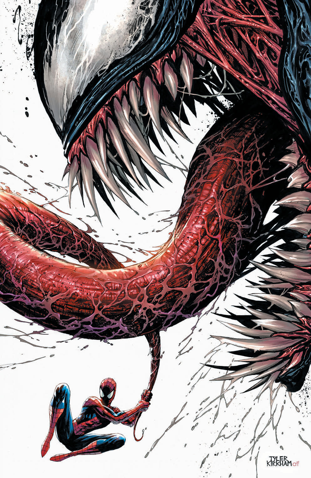 Venom #1 Tyler Kirkham virgin variant cover – Unknown Comics exclusive