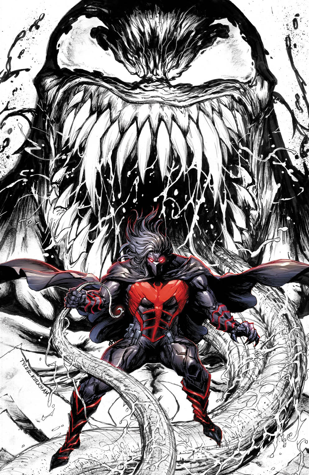 Venom #26 secret color splash Tyler Kirkham cover – Unknown Comics exclusive