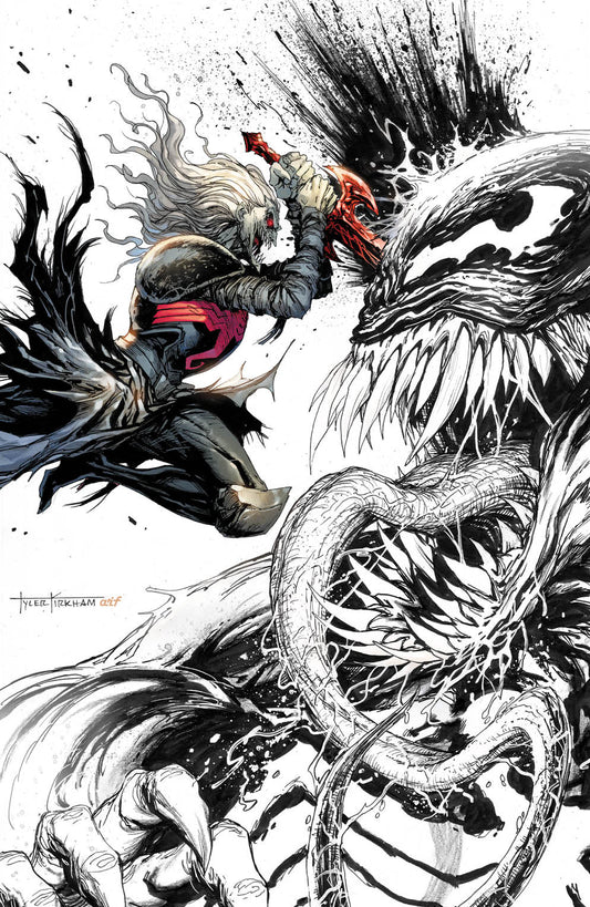 Venom #28 Tyler Kirkham color splash secret virgin variant cover – Unknown Comics exclusive