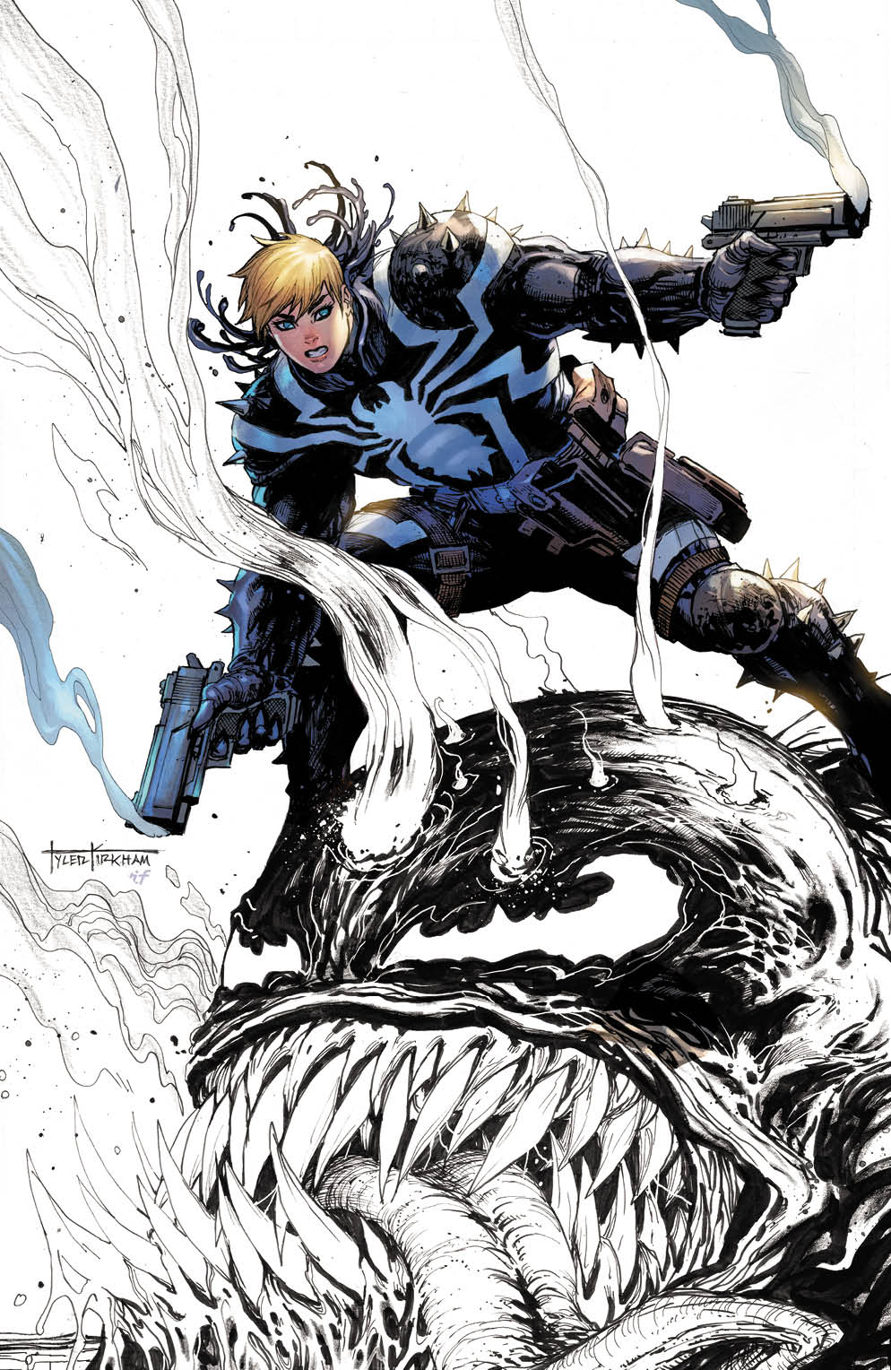 Venom #29 Tyler Kirkham secret color splash virgin variant cover – Unknown Comics exclusive