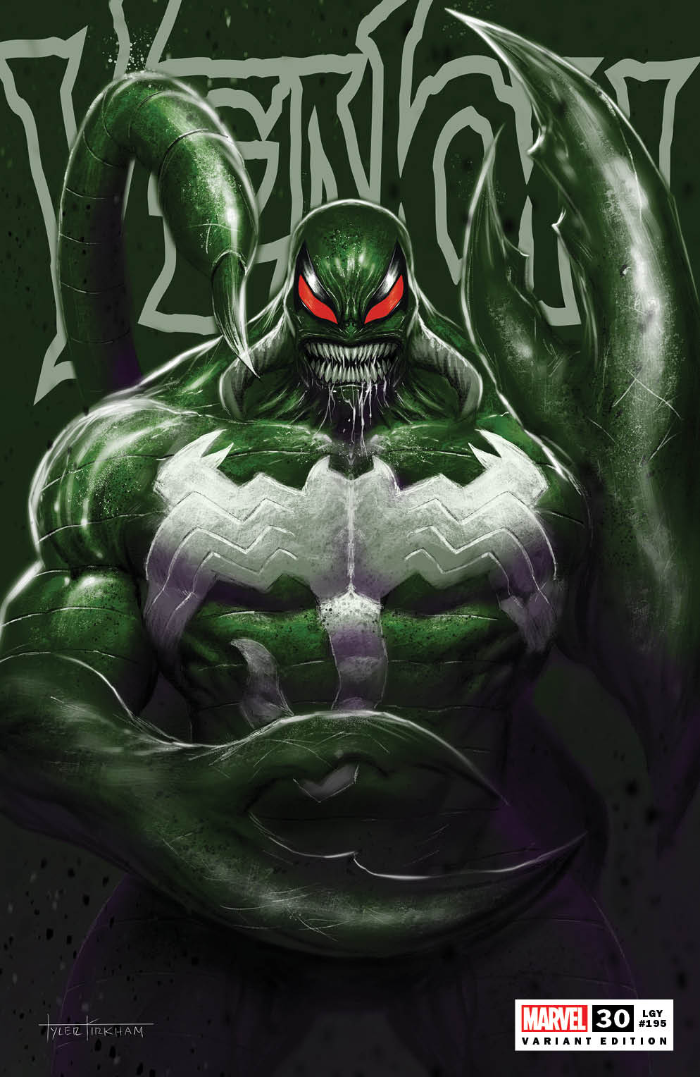Venom #30 Tyler Kirkham variant cover – Unknown Comics exclusive
