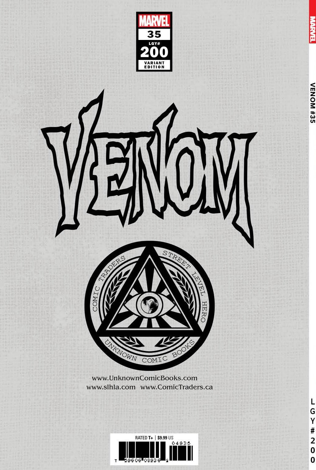 Venom #35 200th issue Tyler Kirkham variant, back cover