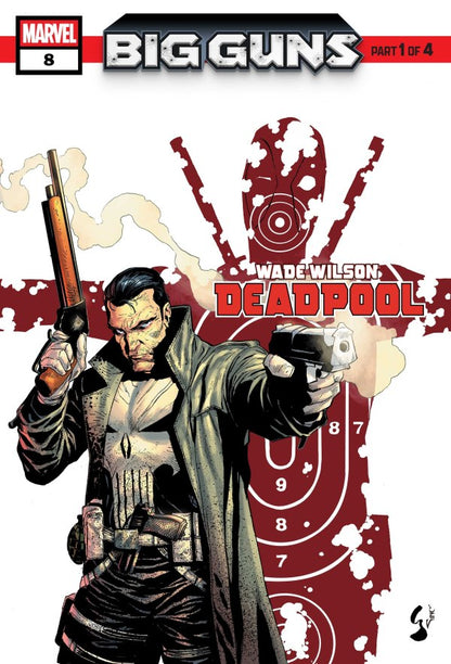Wade Wilson Deadpool #8 cover, Marvel Comics series by Benjamin Percy and Geoff Shaw, September 2026