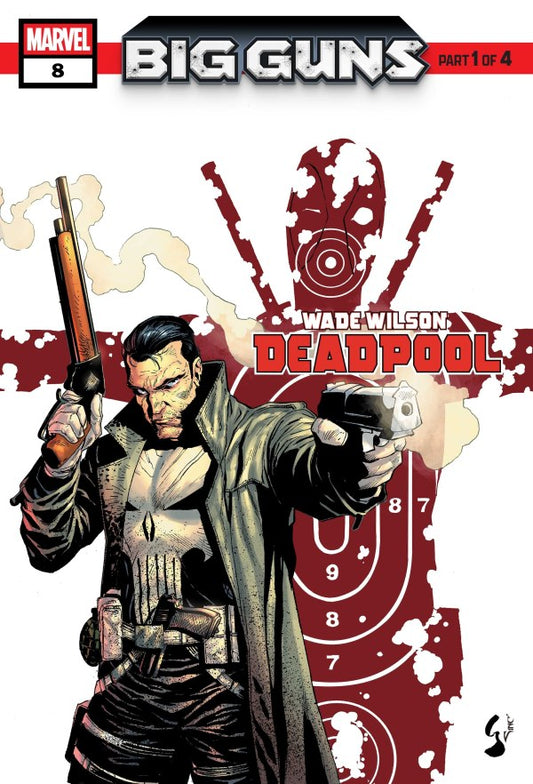 Wade Wilson Deadpool #8 cover, Marvel Comics series by Benjamin Percy and Geoff Shaw, September 2026