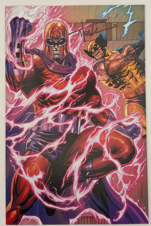Wolverine #2 Tyler Kirkham connecting cover virgin variant, signed by Tyler Kirkham – Unknown Comics exclusive
