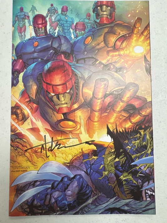 Wolverine #41 Tyler Kirkham virgin variant, photo of signed copy