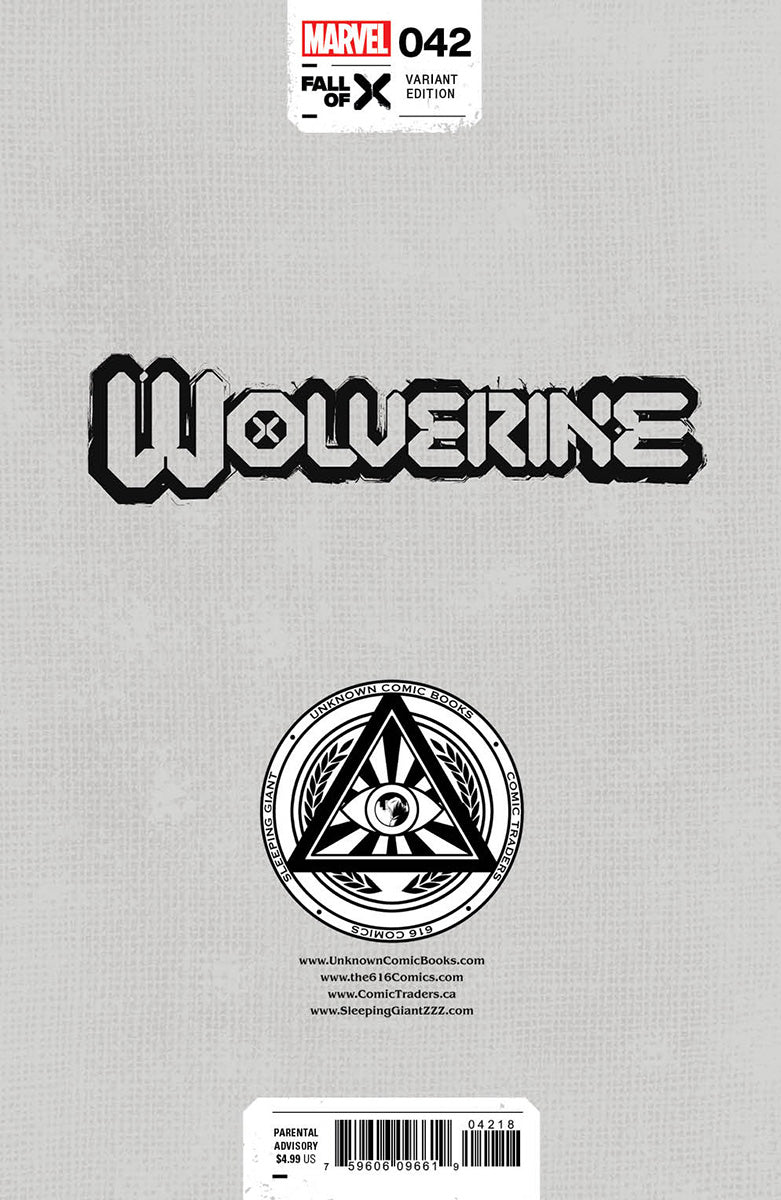 Wolverine #42 Tyler Kirkham variant, back cover