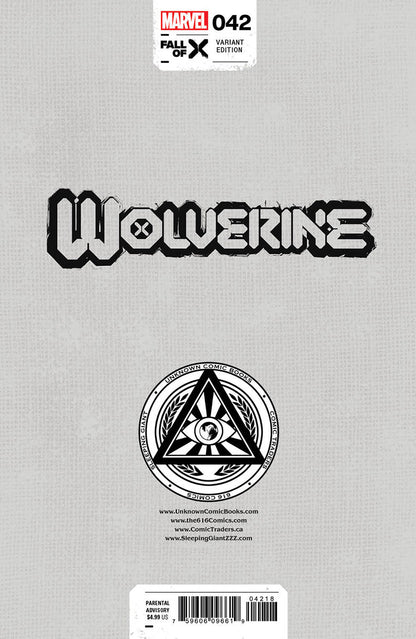 Wolverine #42 Tyler Kirkham variant, back cover