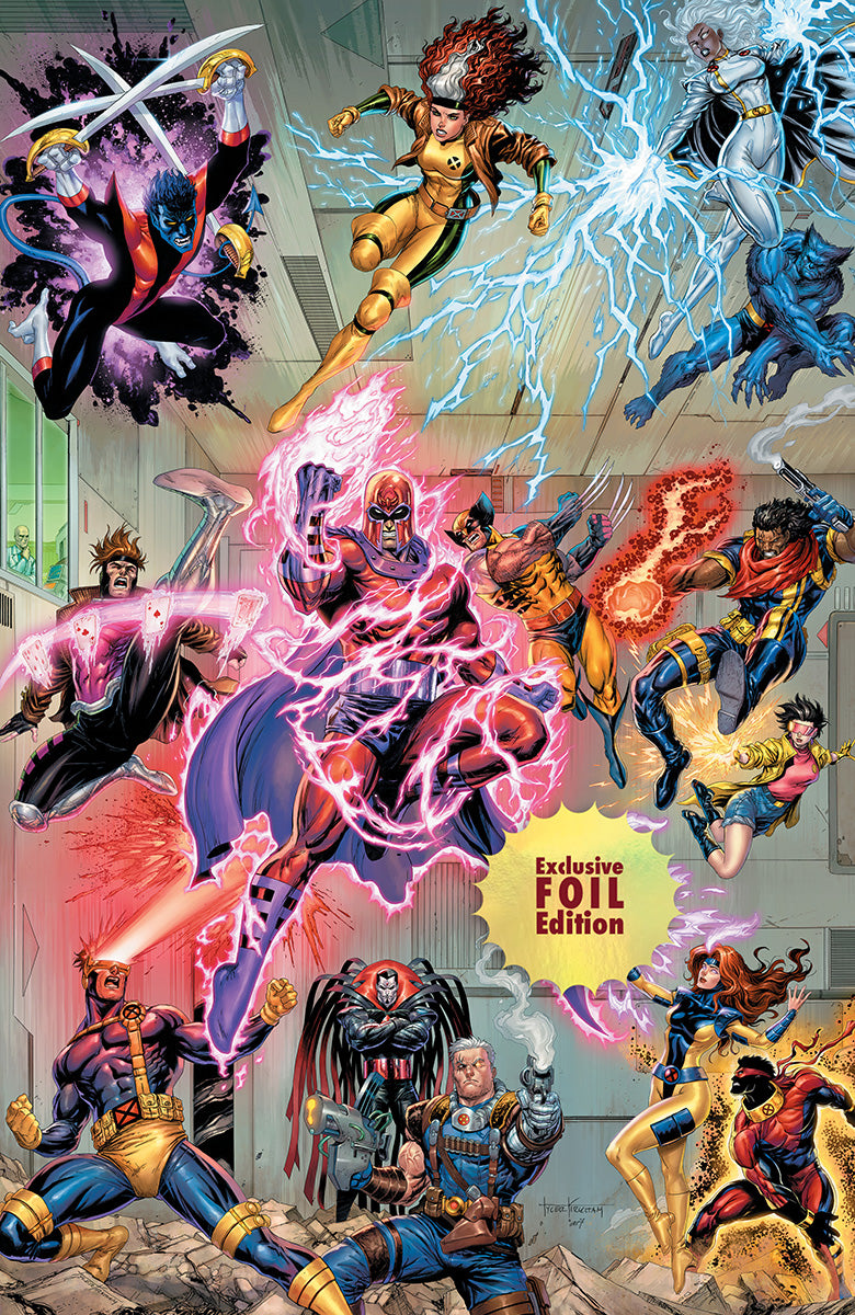 X-Men #12 Tyler Kirkham connecting cover C2E2 2025 convention foil virgin variant – Unknown Comics exclusive