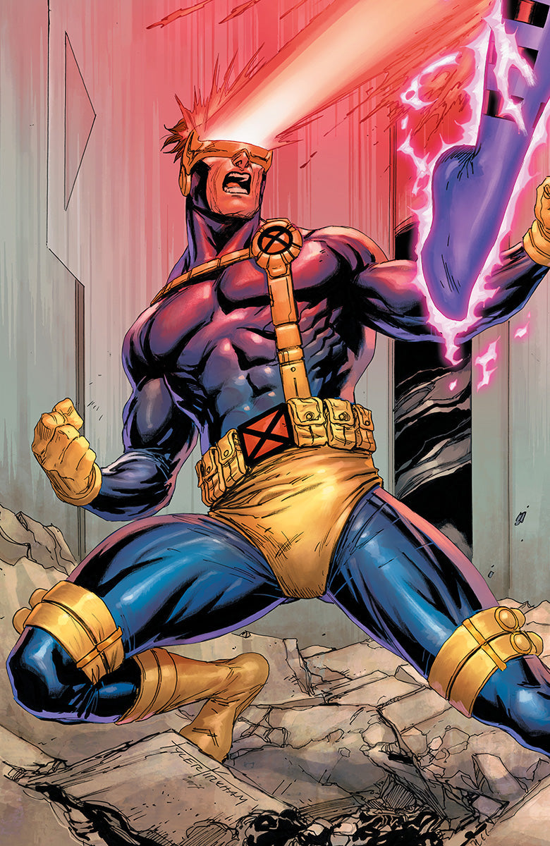 X-Men #6 Tyler Kirkham connecting cover virgin variant, signed by Tyler Kirkham, alternate view – Unknown Comics exclusive