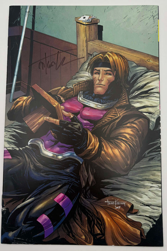 X-Men '97 1 Tyler Kirkham virgin variant, photo of signed copy
