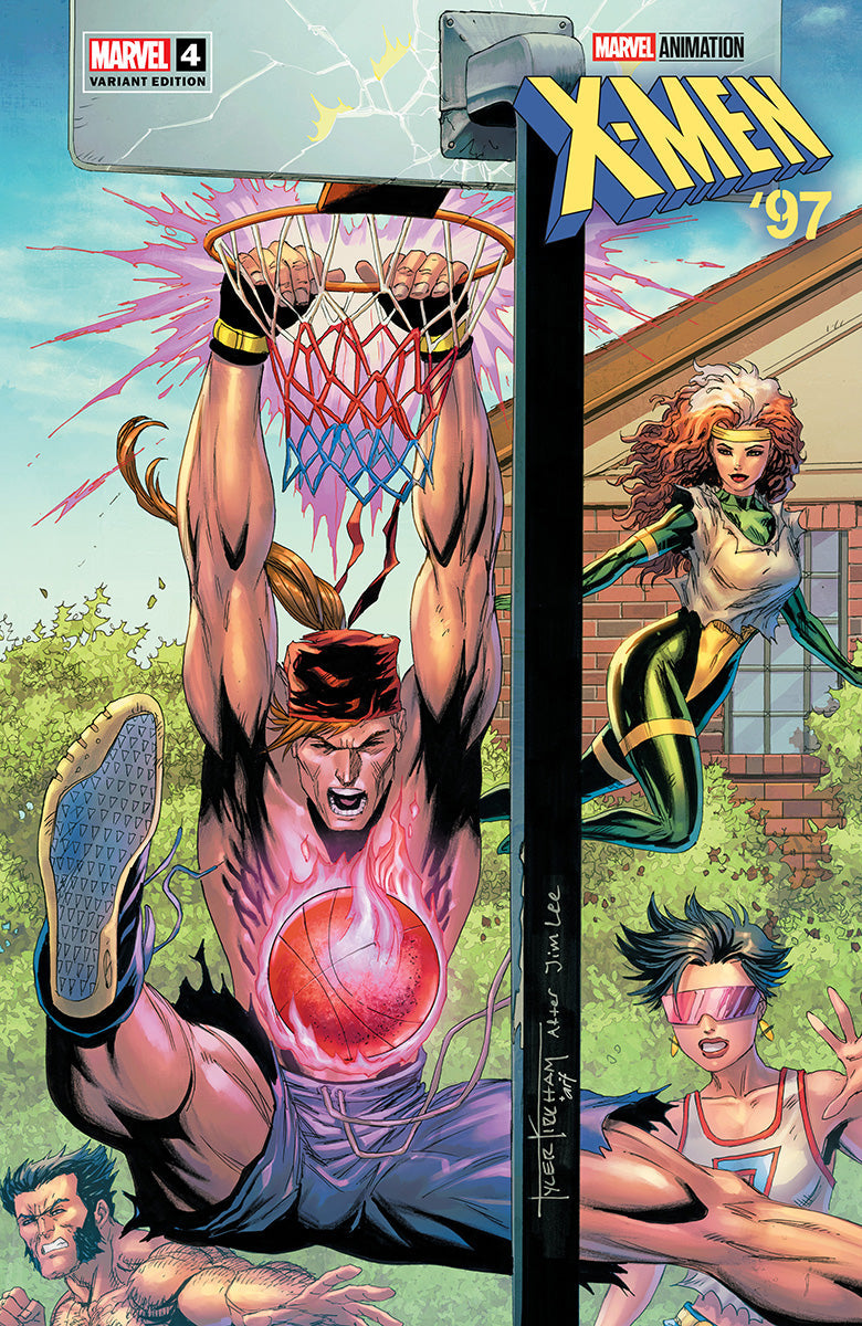 X-Men '97 #4 Tyler Kirkham variant, signed by Tyler Kirkham, alternate view – Unknown Comics exclusive