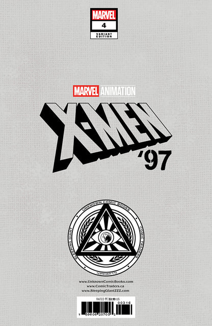 X-Men '97 #4 Tyler Kirkham variant, back cover