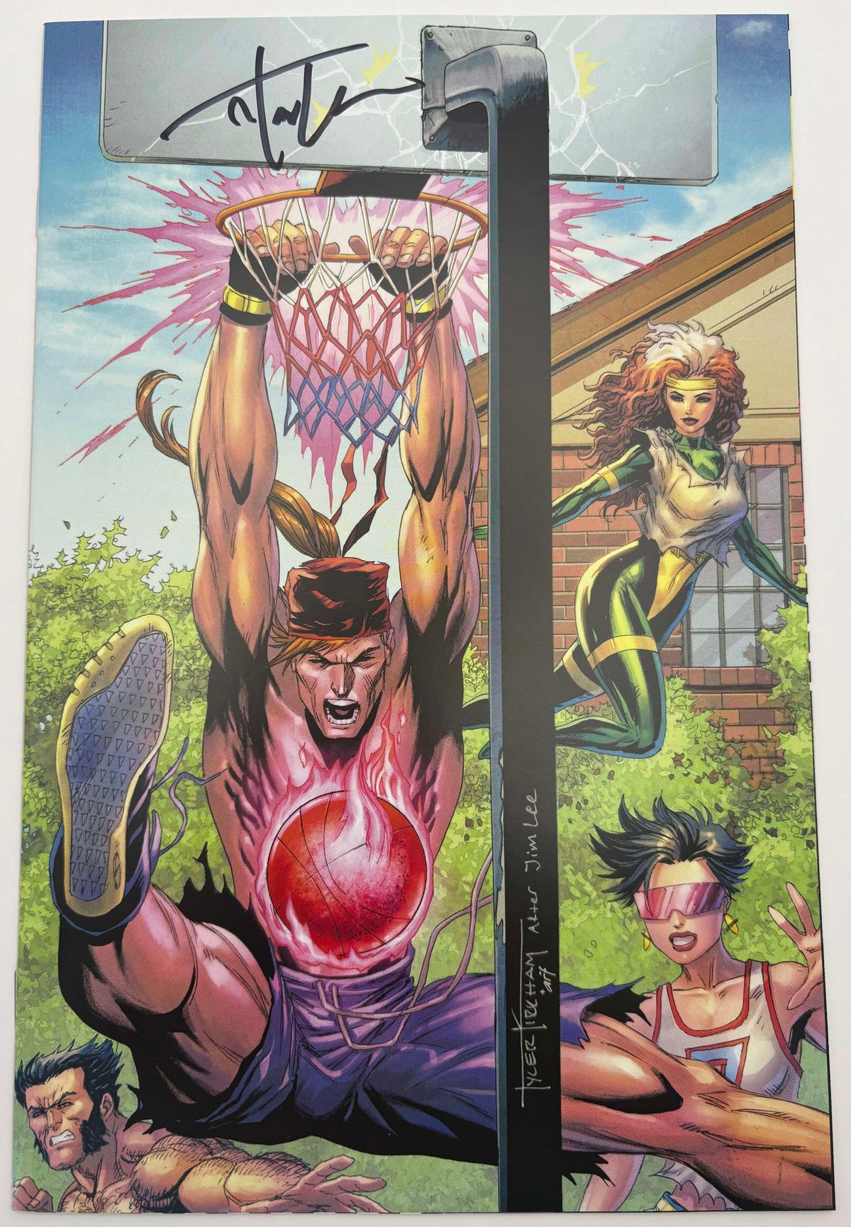 X-Men '97 #4 Tyler Kirkham virgin variant, photo of signed copy