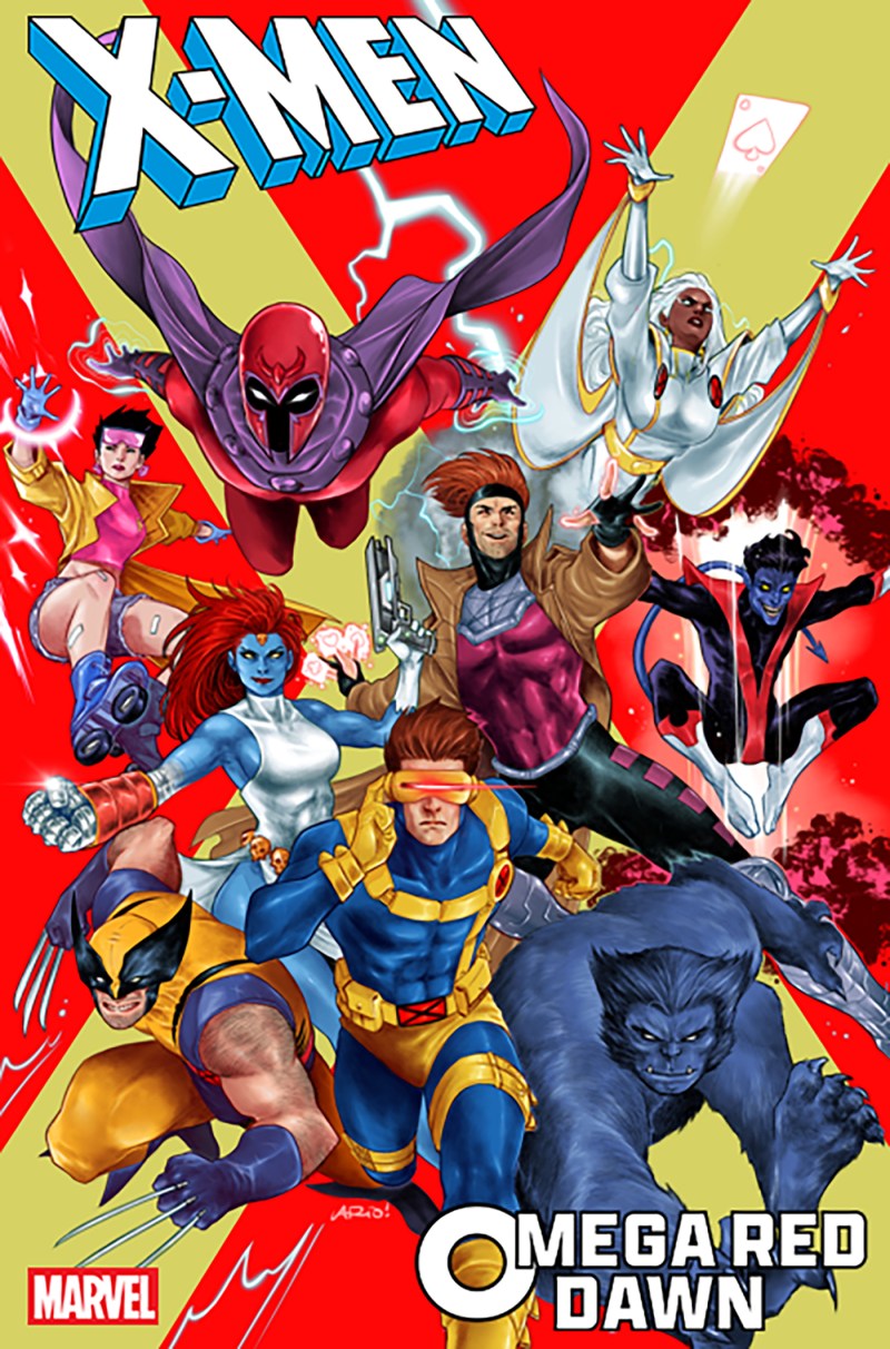 X-Men Omega Red Dawn #1 cover, Marvel Comics series by Steve Orlando, September 2026