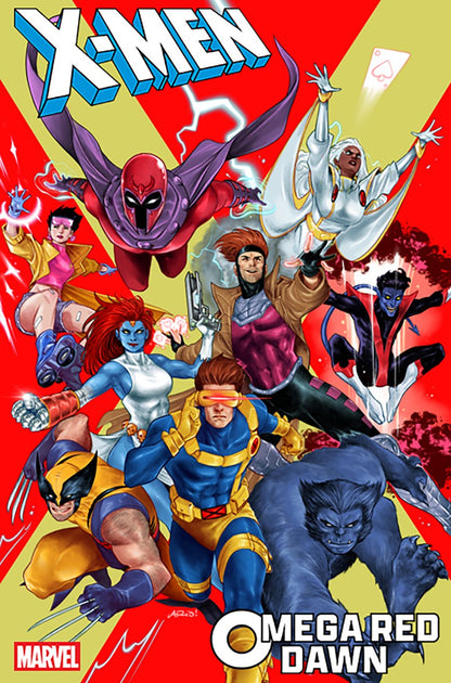 X-Men Omega Red Dawn #1 cover, Marvel Comics series by Steve Orlando, September 2026